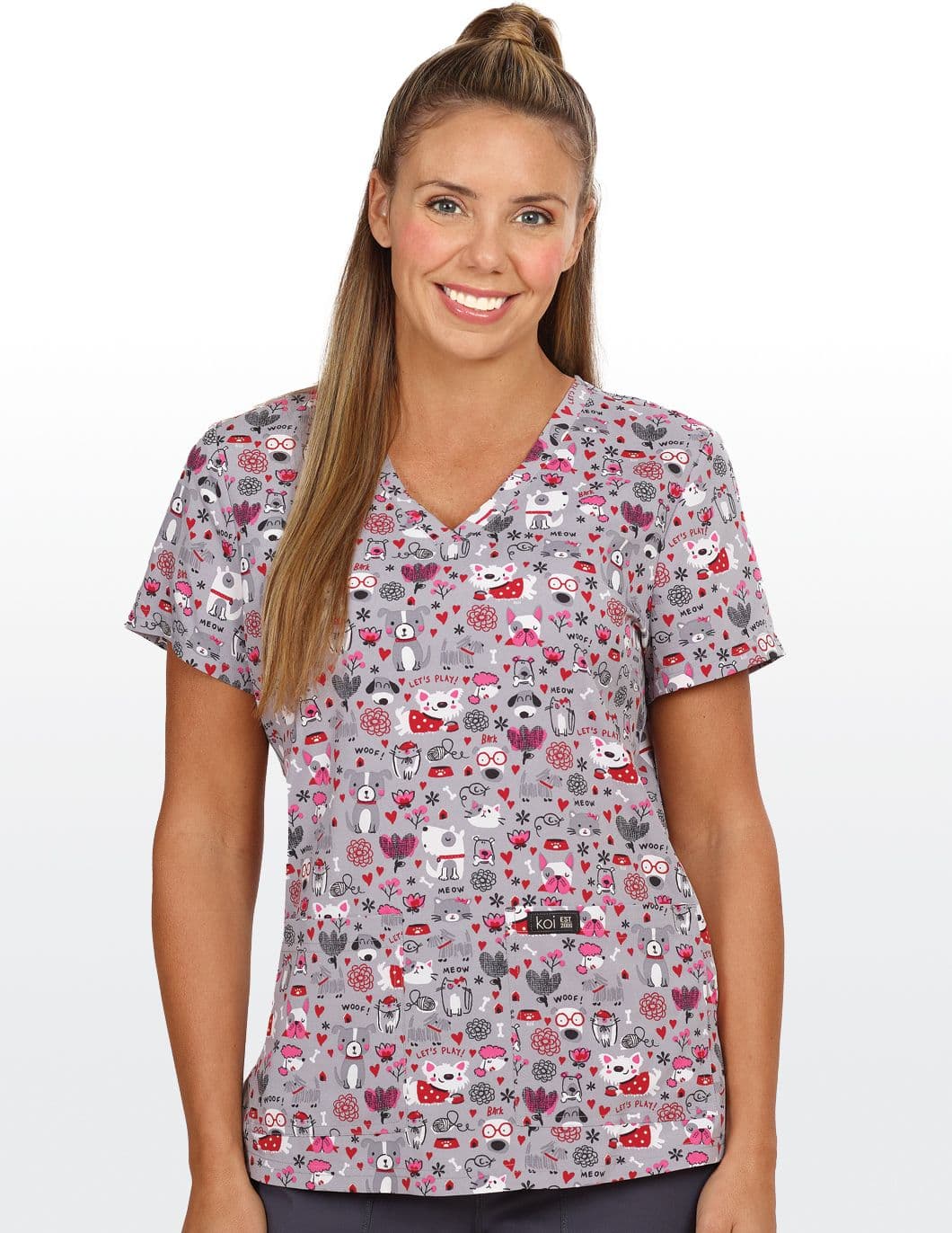 Koi-Print-Scrub-Top-Meowed-Mix
