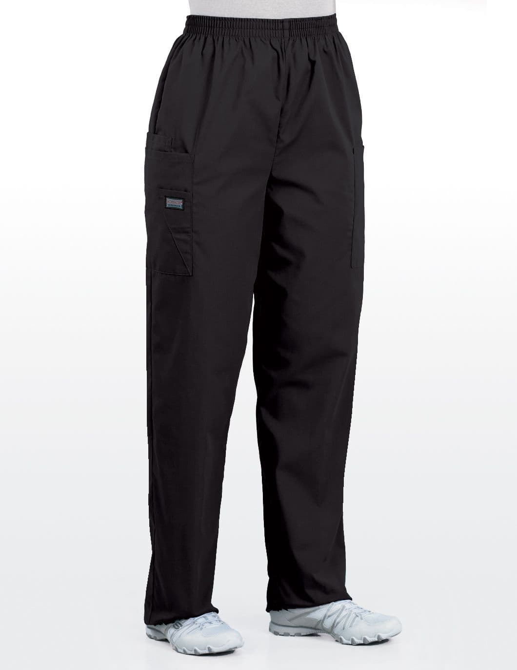cherokee-originals-womens-elastic-waist-utility-scrub-pant-black
