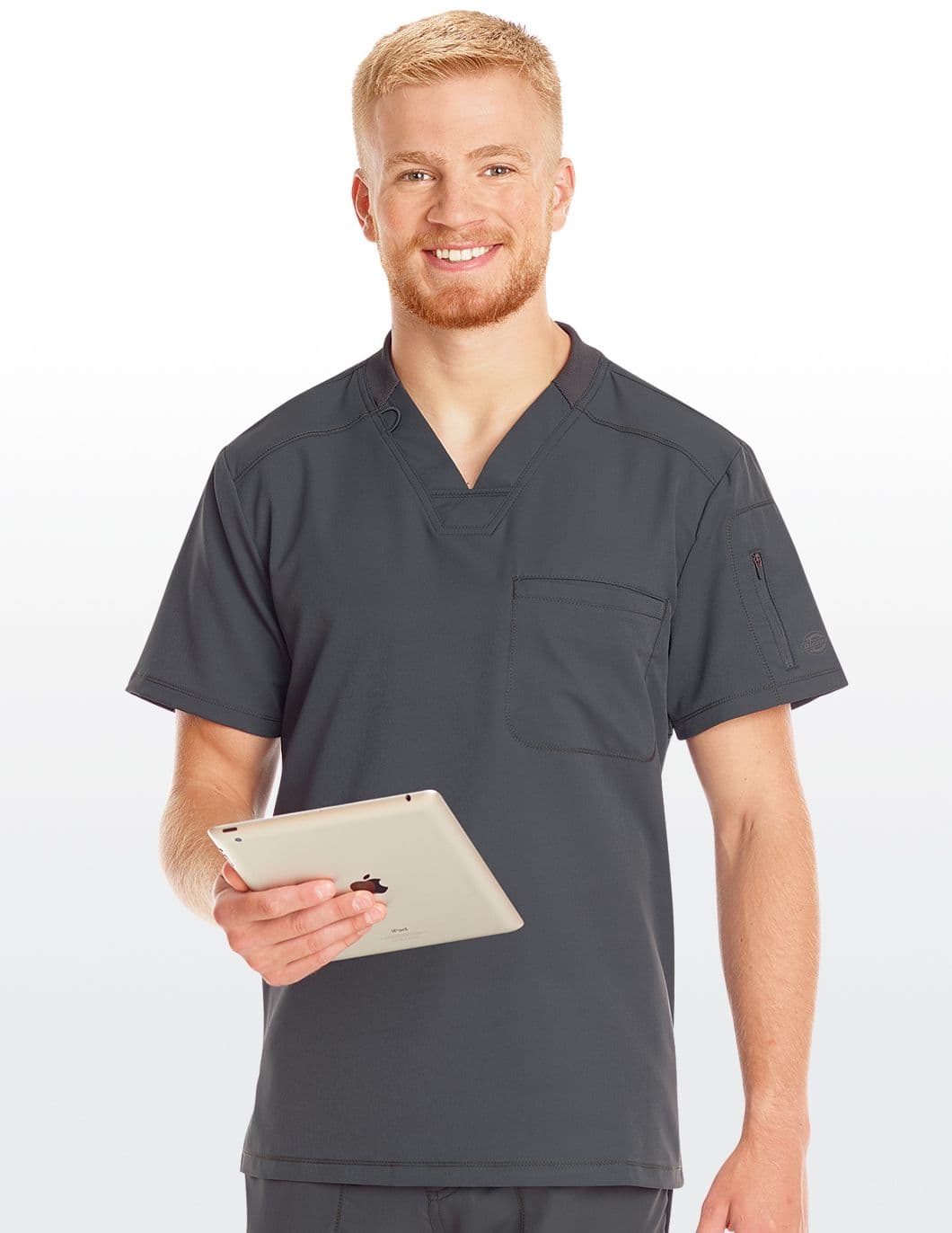 Dickies Dynamix Men's VNeck Scrub Top