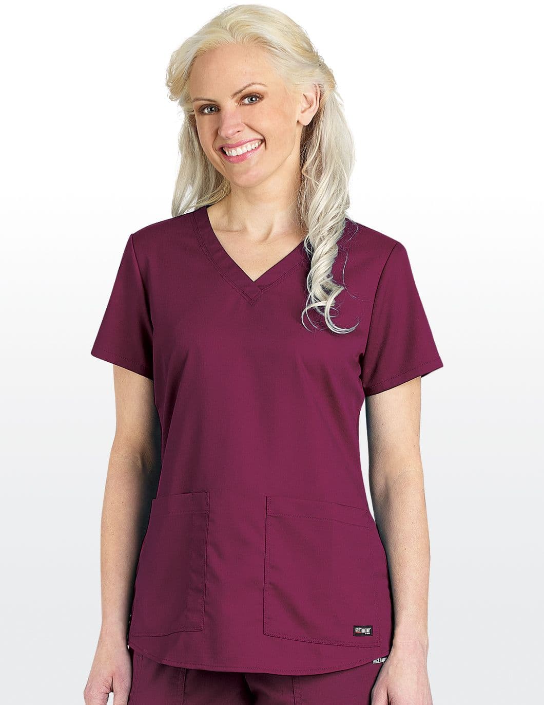 greys-anatomy-womens-two-pocket-scrub-top-wine