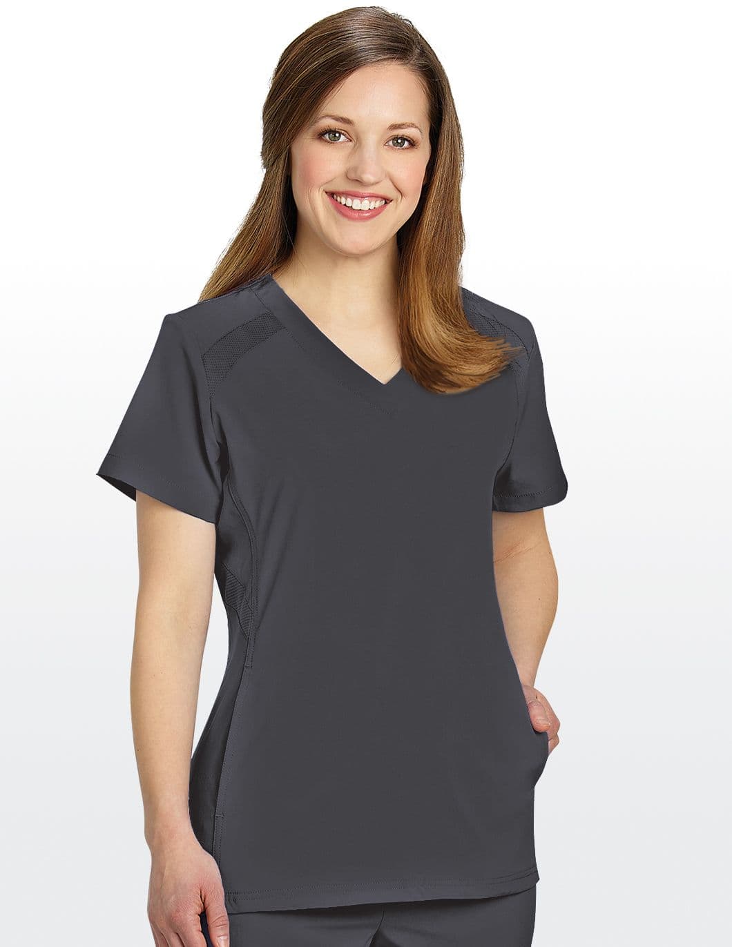 whitecross-fit-womens-scrub-top-pewter