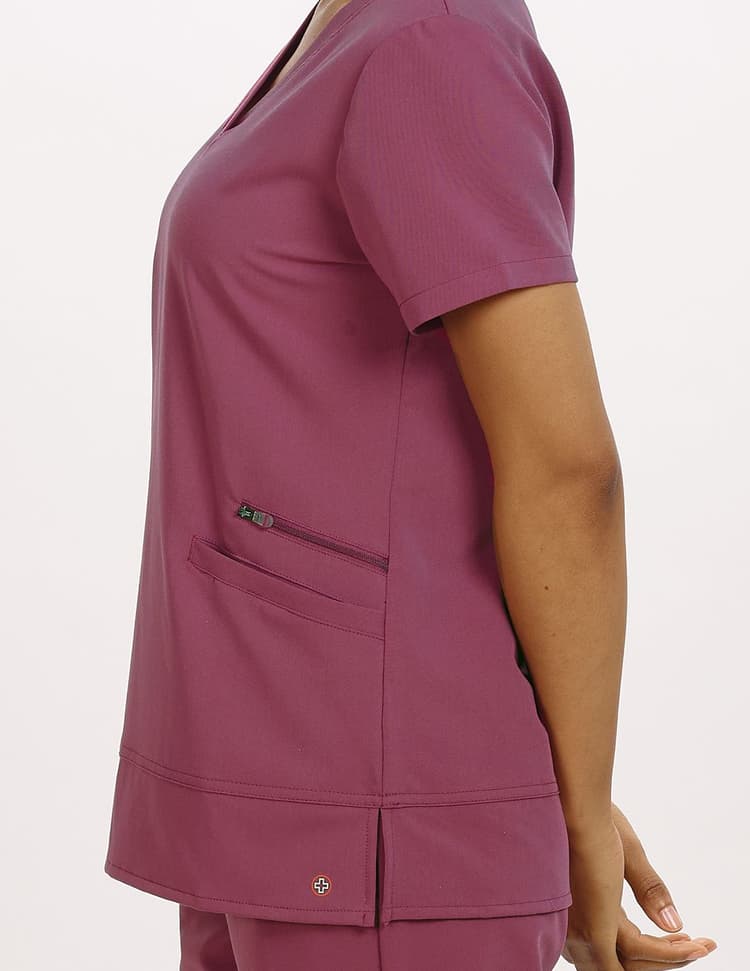 Together We Rise Essence Unisex Three Pocket Scrub Top