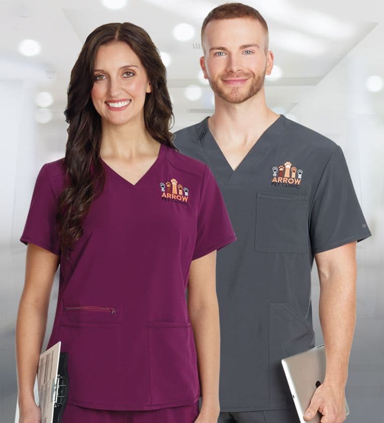 Cherokee Allura Scrub Tops
