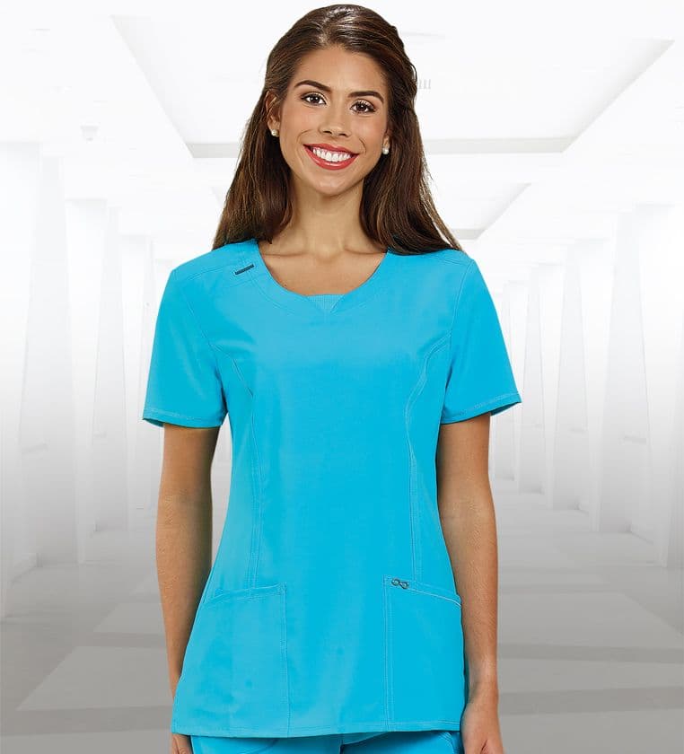 Cherokee Infinity Scrub Top