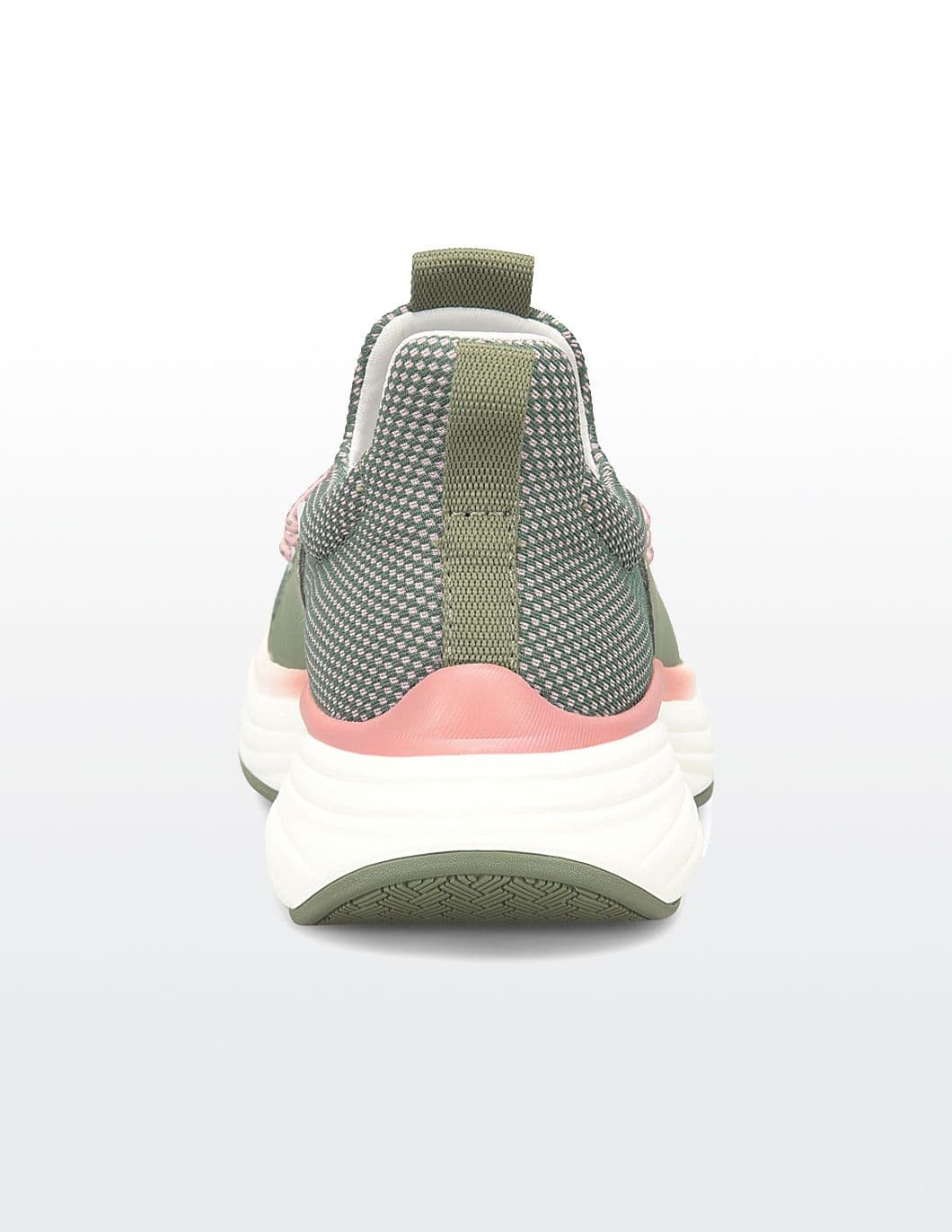 medical-tennis-shoes-Nursemates-mens-Olive-dusty-rose-back