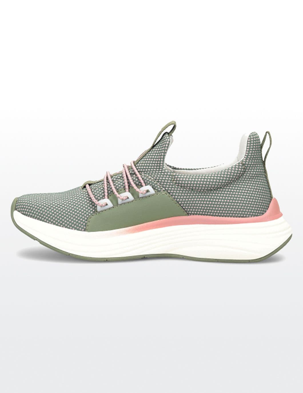 medical-tennis-shoes-Nursemates-mens-Olive-dusty-rose-side
