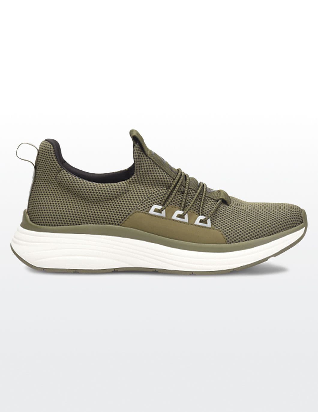 medical-tennis-shoes-Nursemates-mens-Olive-black-side