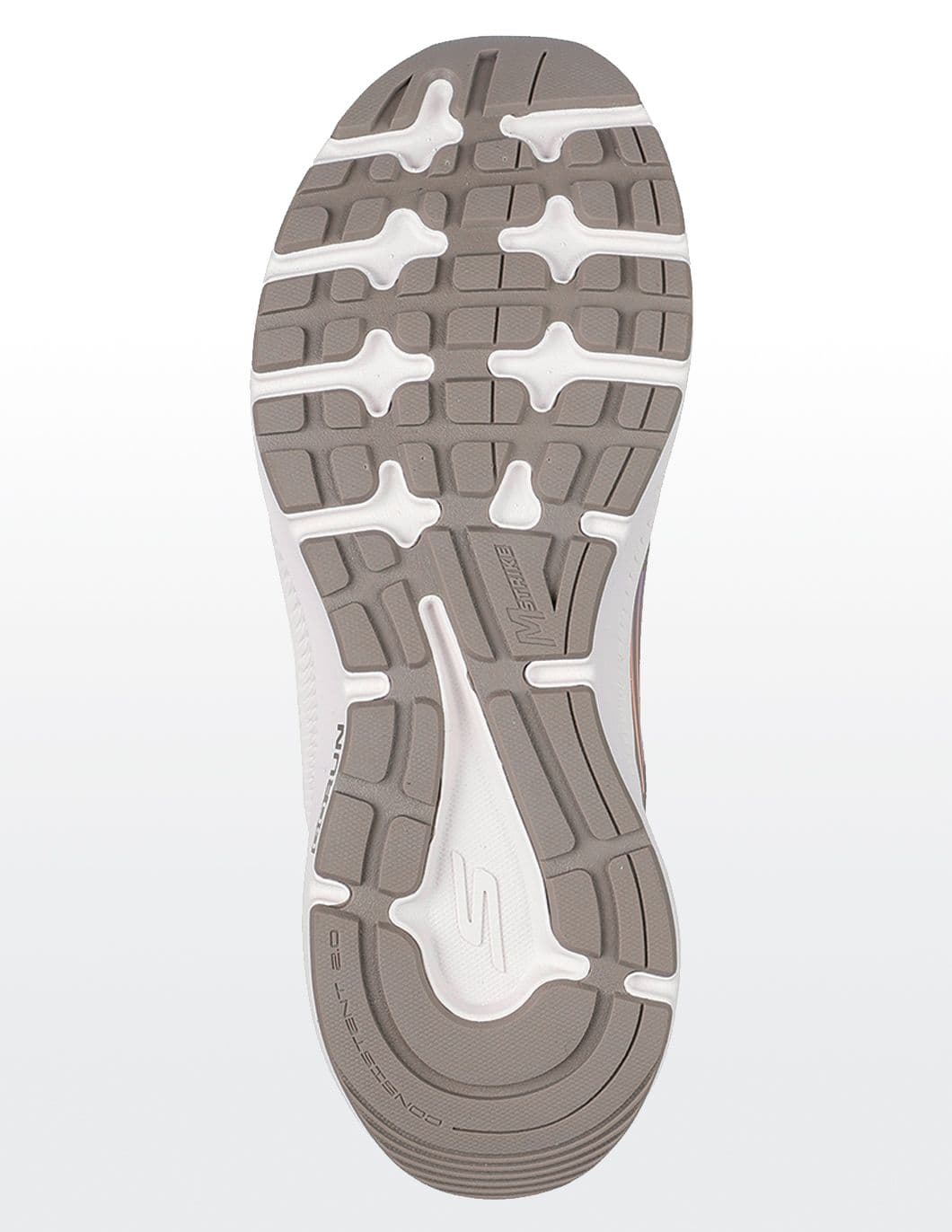 medical-tennis-shoes-Skechers-womens-taupe-mint-sole