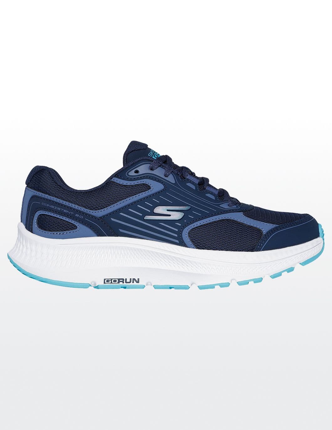 medical-tennis-shoes-Skechers-womens-navy-blue-side2