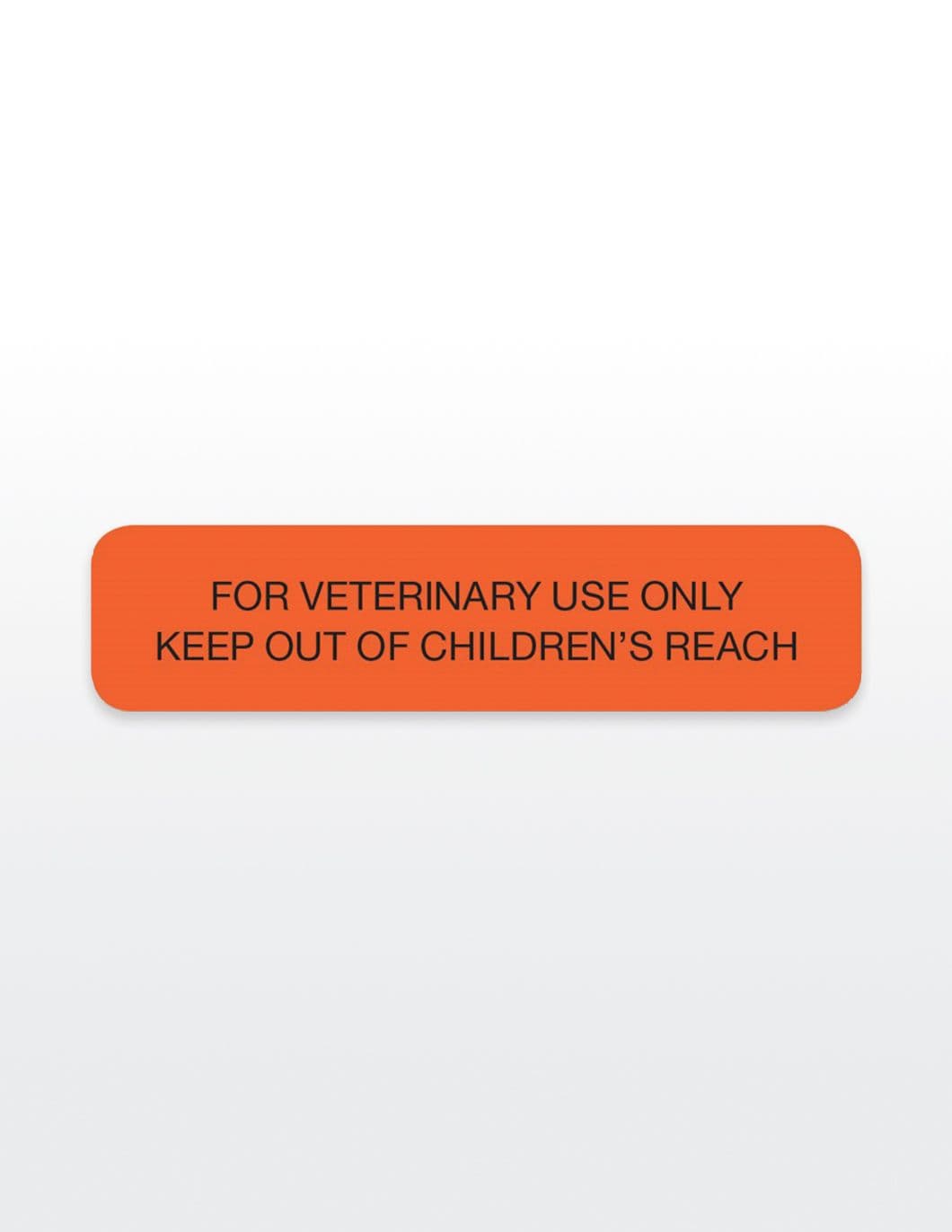 FOR VETERINARY USE ONLY Med. Stickers