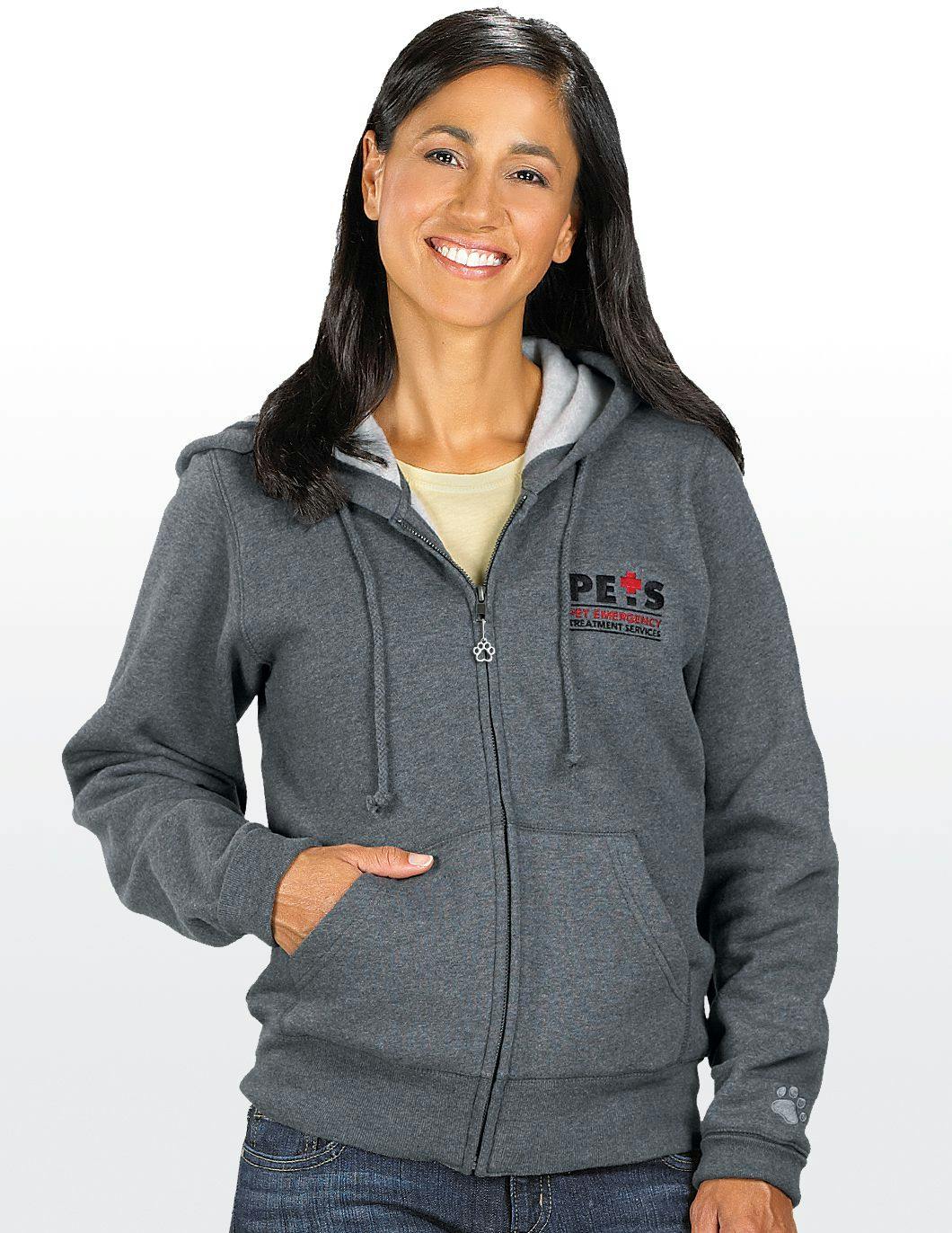 full-zip-mens-hoodie-with-paw-and-zipper-full-dark-heather-grey