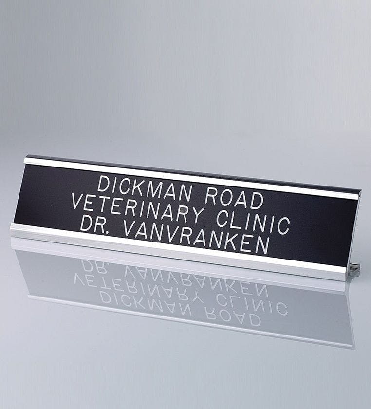 Veterinary Apparel Company Engraved Name Plates
