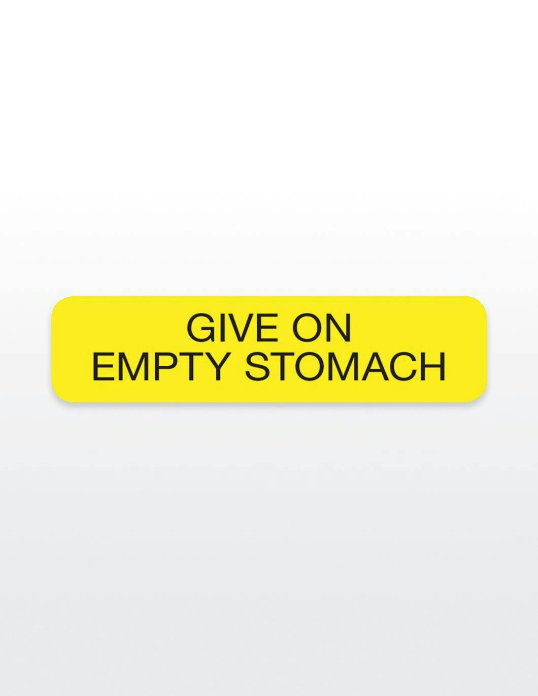 give-on-empty-stomach-med-stickers