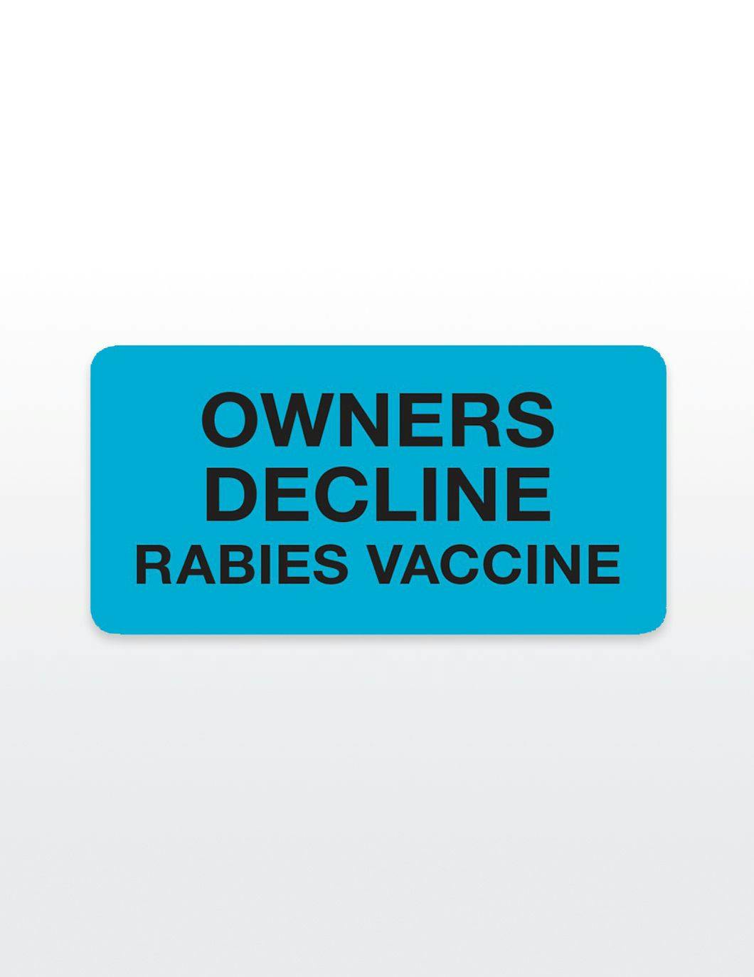owners-decline-rabies-vaccine-medical-record-stickers