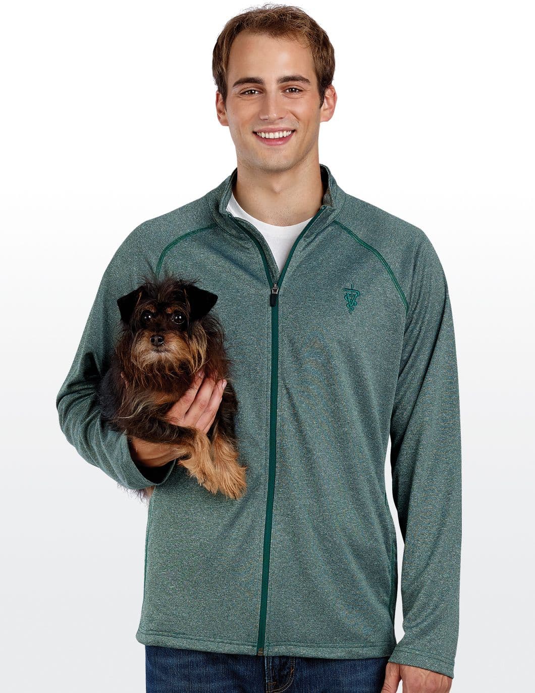 Devon and Jones Tech-Shell Men's Full Zip Jacket