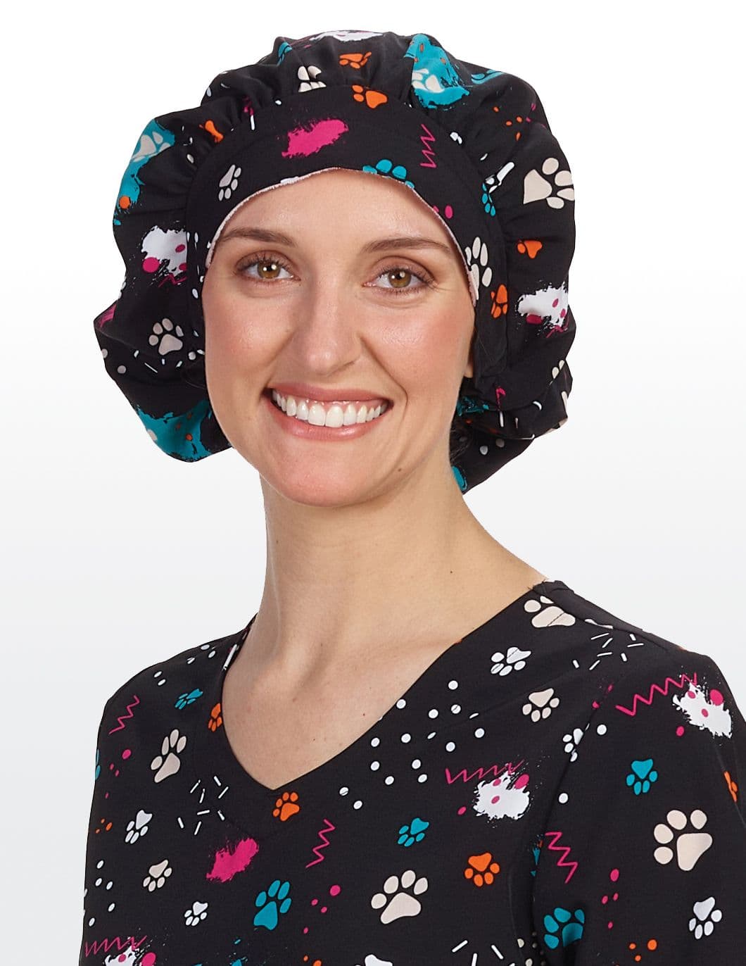 Wink Paw Star Print Scrub Cap wink-paw-star-print-scrub-cap