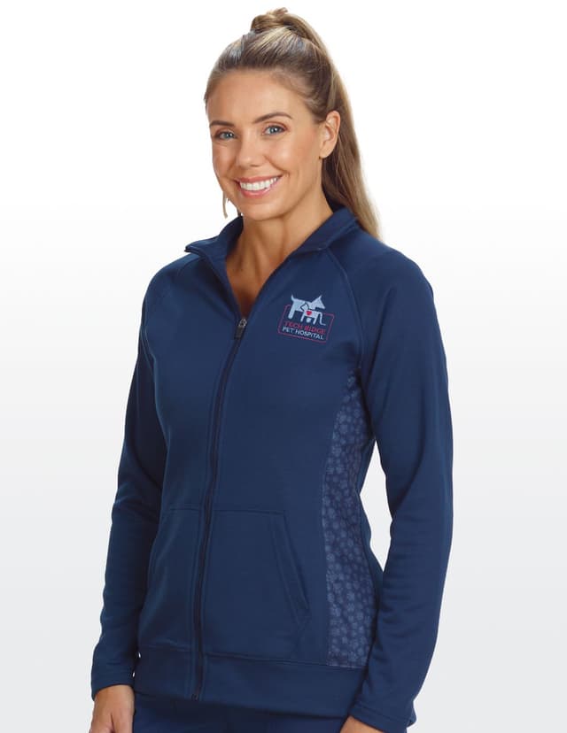 Women's Fleece Paw Side-Panel Jacket