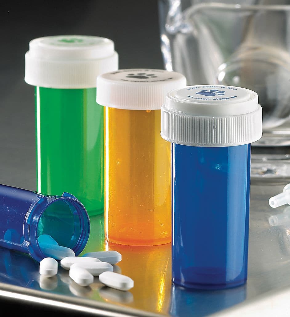 Vials & Containers | Veterinary Apparel offers prescription vials to ...