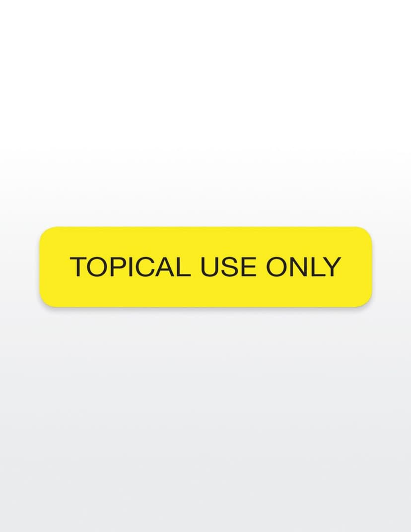 FOR TOPICAL USE ONLY Med. Stickers