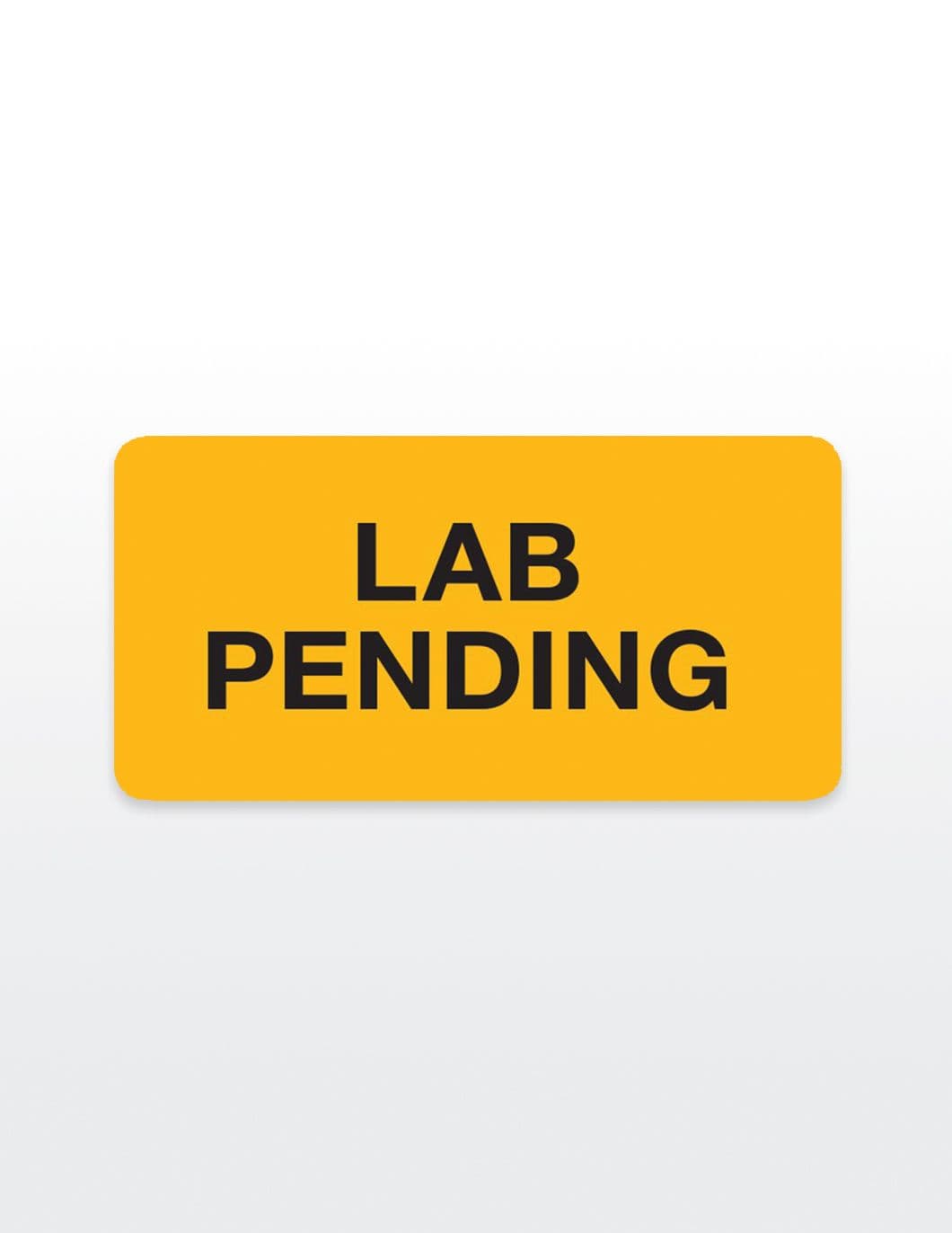 LAB PENDING Medical Record Stickers