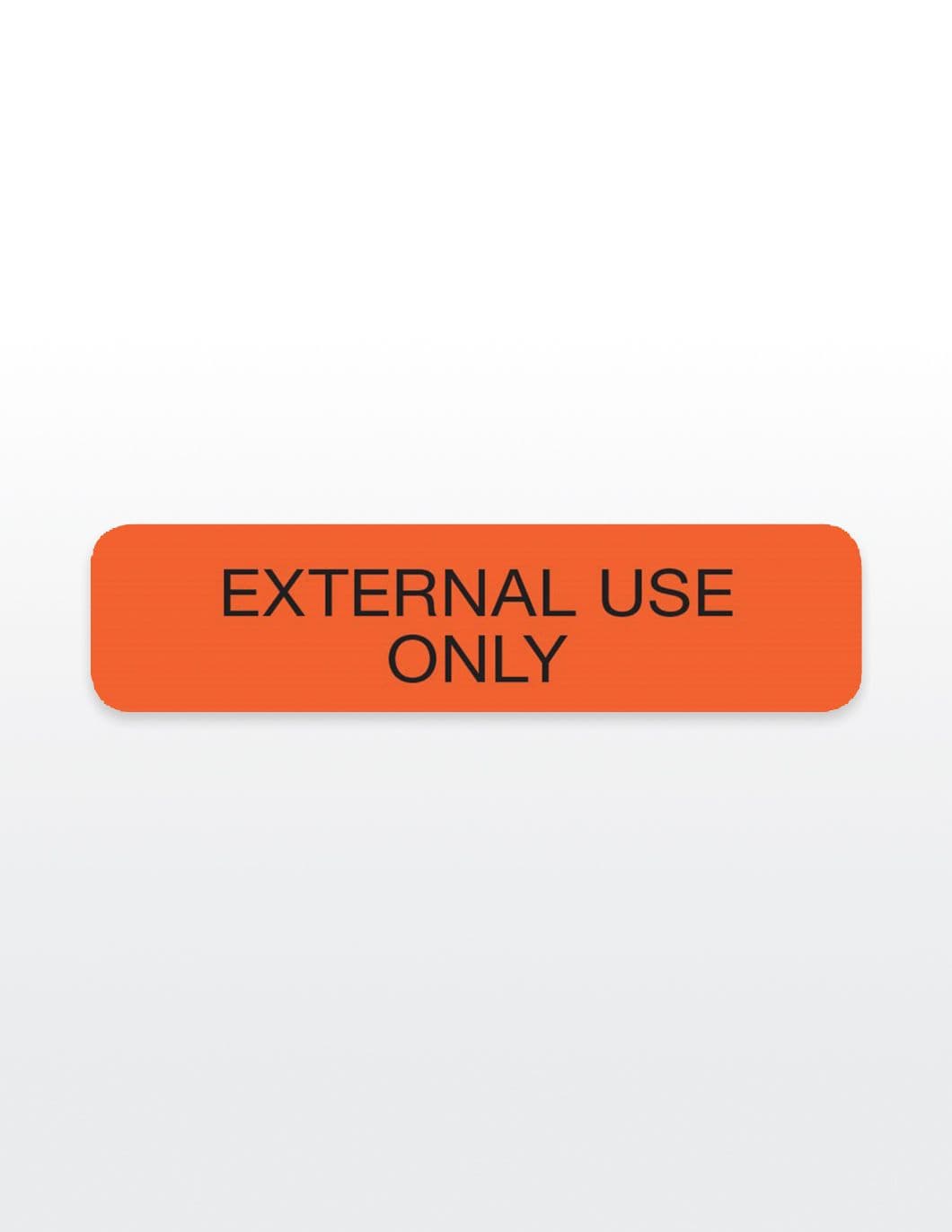 EXTERNAL USE ONLY Medication Stickers